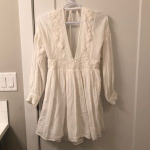 Free People Long Sleeve Mini Dress